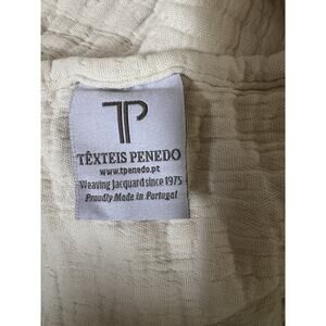 Texteis Penedo Portugal 50” x 60” Soft 100% Cotton Throw With Fringe White